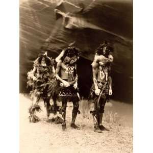  Photograph of the Yebichai War Gods by Edward Curtis 