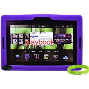  RIM Blackberry Playbook Tablet Purple Silicon Skin Case 