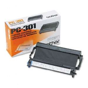 Brother : PC301 Fax Thermal Print Ribbon Cartridge, Black  :  Sold as 