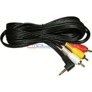  3.5MM Plug to RCA/Video Cable   6 Foot Cell Phones & Accessories