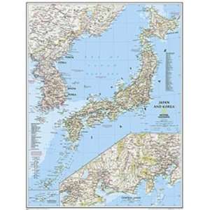   Geographic Maps RE00620336 Japan and Korea Laminated Toys & Games