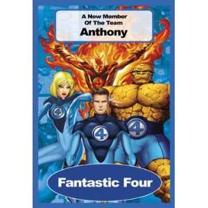  Fantastic Four Name Personalized Childrens Poster Kit 
