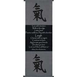 Cotton Energy Symbol and Mary Anne Radmacher Quote Scroll (Indonesia 