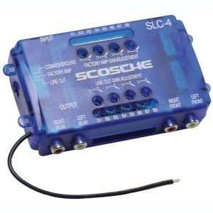  SCOSCHE SLC4 80 WATT 4 CHANNEL LINE OUTPUT CONVERTER Electronics