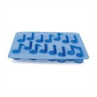 Kikkerland Cool Tunes Mucical Notes Silicone Ice Cube Tray