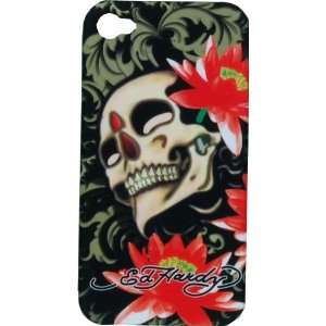  iPhone 4 Cover Ed Hardy Skull With Flowers Toys & Games
