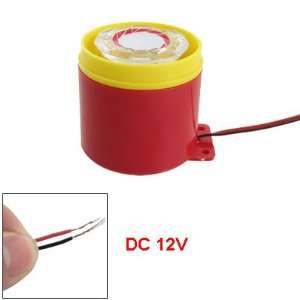   Security Siren Horn Speaker Yellow Red for Car Vehicles: Electronics