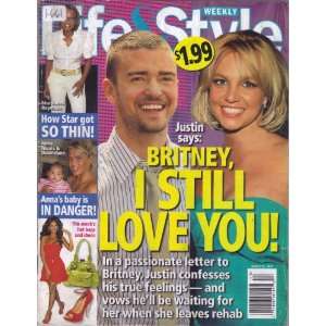   Justin Says, Britney, I Still Love You) Life & Style Magazine Books