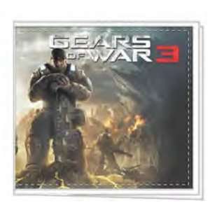  Gears of War 3 Box Art Vinyl Wallet