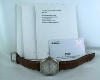 IWC Spitfire Mark XVI Stainless Steel Automatic Silver Dial IW325502 