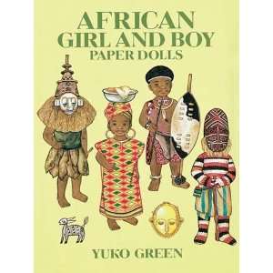 African Girl and Boy Paper Dolls[ AFRICAN GIRL AND BOY PAPER DOLLS 