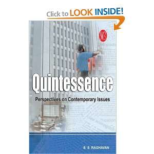  Quintessence ; Perspectives on Contemporary Issues 