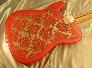 2008 Fender Japan 69 Reissue Paisley Telecaster 1969 RI Tele CIJ Pink 