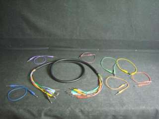   Channel Snake and 7 Colored Patch Cables 1/4 Snake Cable  