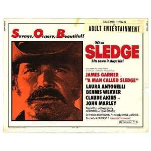  Man Called Sledge Original Movie Poster, 28 x 22 (1970 