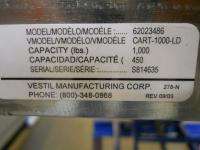   Capacity Hydraulic Scissor Lift Cart 63 L x 32 W CART 1000 LD  