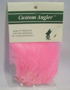 Custom Angler Fluorescent Pink Marabou Feathers Fishing Fly Tying 