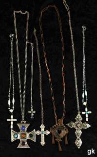 Pc Cross Pendant Necklace Jewelry Rhinestones Large  