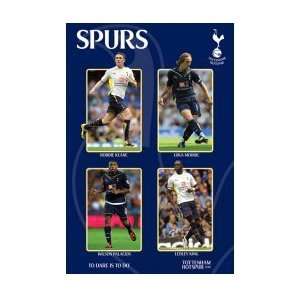 Football Posters Tottenham Hotspur   Keane, Modric, Palacios And King 
