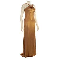 Adrianna Papell Womens Single shoulder Jersey Gown  Overstock