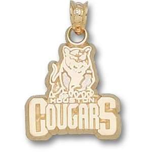  University of Houston Cougars Logo 5/8 Pendant (14kt 