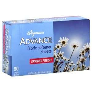 Wgmns Advance Fabric Softener Sheets, Spring Fresh , 80 Ct 