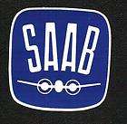 saab sticker vintage sports car racing decal returns accepted within