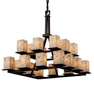  Alabaster Rocks Montana Two Tier Chandelier by Justice 