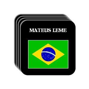  Brazil   MATEUS LEME Set of 4 Mini Mousepad Coasters 