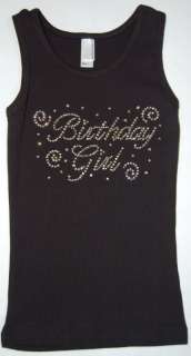 Pictured on a Black Tank Top. Approximate size of Bling is 6.5 x 3.8
