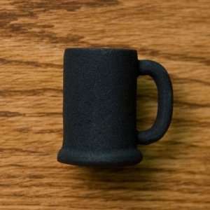  Beer Mug Cabinet Knob   Black Powder Coat