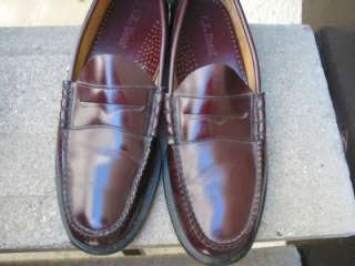 Bean Burgundy Leather Casual Loafers 11.5  