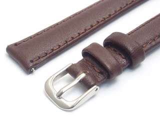 Soft Genuine Leather Watch Strap Band 12mm XL Brown s  