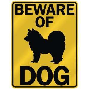  BEWARE OF  AMERICAN ESKIMO  PARKING SIGN DOG