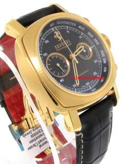 Panerai Ferrari Granturismo 18k Rose Gold Chronograph Mens Watch 