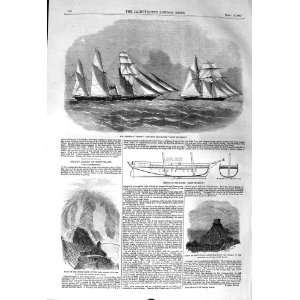  1857 GUN BOAT TEASER SLAVER SHIP ABBOT DEVEREUX BLANC 