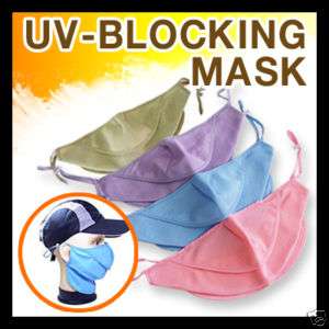 GOLF UV BLOCKING MASK protection Neck face sports wear  