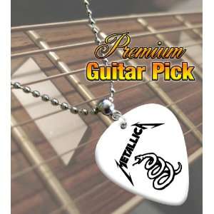  Metallica Snake Premium Guitar Pick Necklace Musical 