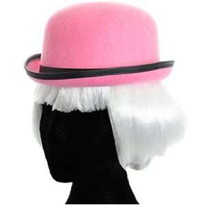  Pams Bowler Hat Felt   Pink Toys & Games