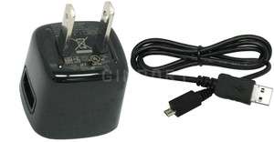 OEM AC Travel Charger + Micro USB Data Cable for Blackberry 9900 9700 