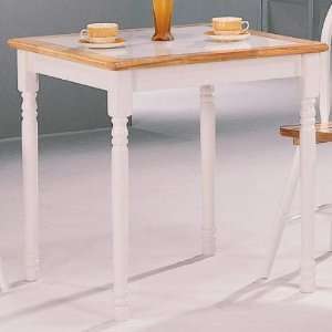  Damen Square Tile Top Casual Dining Table by Coaster: Home 