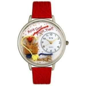  Knitting Watch Silver Yarn Crafts Clock Gift New Unique 