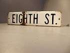 antique street sign  