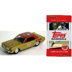  MLB 1964 Ford Mustang Car with 10 Packs of Trading Cards 