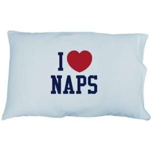  I Heart Naps Custom Pillowcase