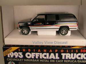 1993 INDY 500 OFFICIAL TRUCK   CHEVY SUBURBAN  