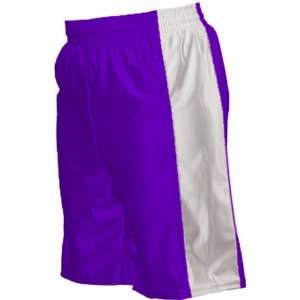  Dazzle Cloth Basketball Shorts Youth/Adult 22 PURPLE/WHITE 