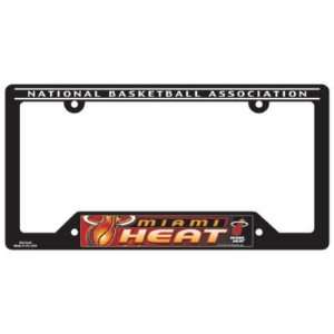  MIAMI HEAT OFFICIAL LOGO LICENSE PLATE FRAME: Sports 