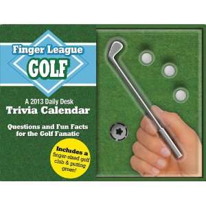  Finger Golf 2013 Daily Box Desk Calendar