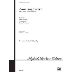 Amazing Grace Choral Octavo Choir 19th Century American melody, words 
